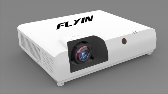 Flyin E7 4K лазерный короткий проектор 3840x2160 3LCD 7500 ANSI Digital Zoom для бизнеса на открытом воздухе