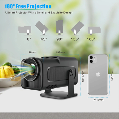 FLYIN HY320MINI 4K Ultra HD 3D портативные короткометражные проекторы и презентационное оборудование для домашнего кинотеатра и кинотеатра