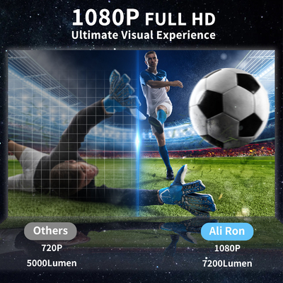 FY360 4K HD Smart LCD проектор высокой яркости домашний театр лазер с Android 11.0 BT5.2 Встроенный стерео звук и US Plug