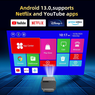 FLYIN P20 Pro 4K 350Lms 1080P Full HD Проектор Автофокус Ленза LCD Лампа Android 13 Airplay Портативное домашнее кино Использование