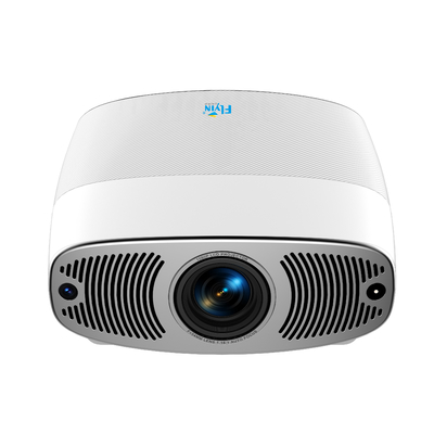 Flyin Q7 1080p Высокое разрешение Домашнее развлечение Театр Проектор LCD Двойные динамики Bluetooth 100-дюймовый экран Двойная полоса WIFI