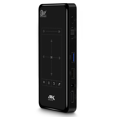 FLYIN P-09II Профессиональный 4K мини-проектор DLP светодиодный лампа проектор Дистанционное управление стерео Wi-Fi-умный домашний портативный проектор