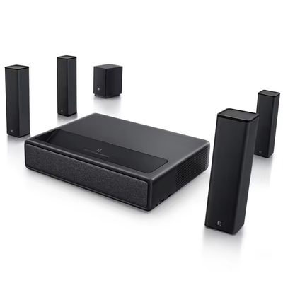 Flyin M1 5000 лумен DLP Лазерный проектор 3D 4K Android Ultra Short Throw Проектор домашнего кинотеатра 300 дюймового экрана портативный лазерный телевизор 1080p US