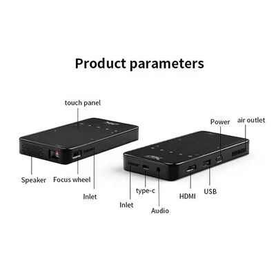 Flyin S90 4K Mini портативный Android Smart DLP проектор WIFI Bluetooth включенный мобильный телефон в форме US Plug LED лампа 3D батарея