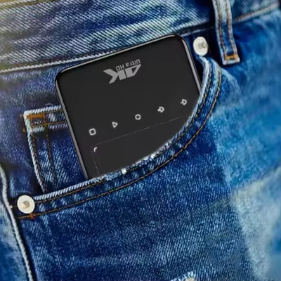 Flyin S90 4K Mini портативный Android Smart DLP проектор WIFI Bluetooth включенный мобильный телефон в форме US Plug LED лампа 3D батарея