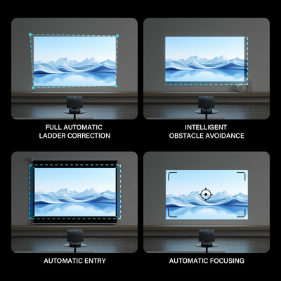 Flyin P50 Домашний кинотеатр 1080P 4K Проектор Allwinner H713 Проектор 800 ANSI Люменс Домашний телевизионный проектор