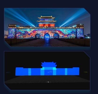 Flyin 4K многофункциональное распределенное конвергентное серверное проекционное оборудование для Edge Fusion Dome 3D Mapping Immersive Room A1