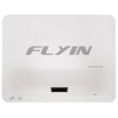 2026 Flyin 4800 ANSI Lumens ALPD Лазерный проектор Native 1080p Поддержка 4K UST Ультра короткий бросок 3D кинотеатр Домашний театр портативный