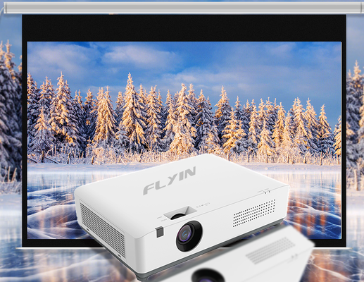 Flyin-C40W+ WXGA 4200 лумен 3LCD лазерный проектор Android Smart бизнес конференции классный образовательный проектор