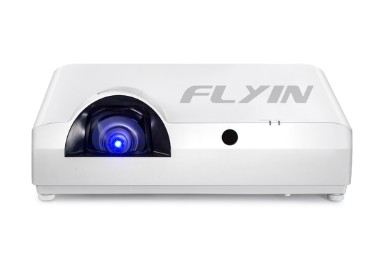 Flyin-C90SW+ 4200 люмен WXGA 3LCD Лазерный короткометражный проектор Встроенный Android 5000000:1 Контраст для образования Бизнес