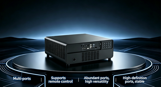 Лазерный проектор DLP с 13 000 люмен яркость 4K совместим для использования в больших местах на открытом воздухе