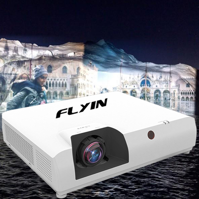 Flyin E7 4K лазерный короткий проектор 3840x2160 3LCD 7500 ANSI Digital Zoom для бизнеса на открытом воздухе