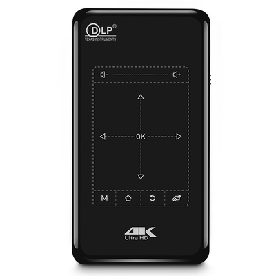 FLYIN P-09II Профессиональный 4K мини-проектор DLP светодиодный лампа проектор Дистанционное управление стерео Wi-Fi-умный домашний портативный проектор