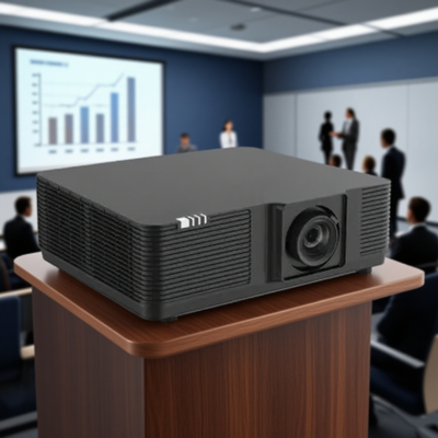 Flyin 5500 лумен DLP лазерный проектор WUXGA высокое разрешение 4K активная 3D презентация 0,8 DMD чип для точного изображения ручной фокусировки обмен объектива для гибкого опыта проекции