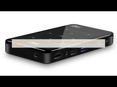 Андроид черного мини портативного репроектора 4K пылезащитный водоустойчивый составляя карту репроектор DLP